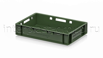 Ящик для мяса и колбасных изделий Е-1 зеленый в Артеме