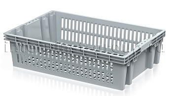 Ящик для овощей, фруктов и хлеба Евролоток серый в Артеме