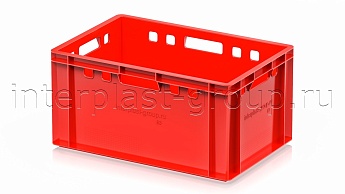 Ящик для мяса и колбасных изделий Е-3 красный в Артеме Ящик для мяса и колбасных изделий Е-3 красный в Артеме