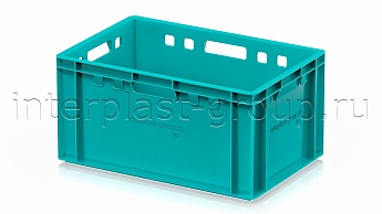 Ящик для мяса и колбасных изделий Е-3 бирюзовый в Артеме
