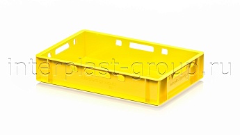 Ящик для мяса и колбасных изделий Е-1 желтый в Артеме