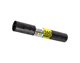 Мешки для мусора 160 л, черные, в рулоне 25 шт., ПВД, 40 мкм, 1100х800 мм, GRIFON, 101-030 в Артеме