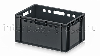 Ящик для мяса и колбасных изделий Е-3 темно-серый в Артеме