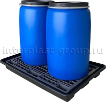 Поддон пластиковый для двух бочек в Артеме Поддон пластиковый для двух бочек в Артеме