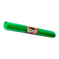 Мешки для мусора 180 л, зеленые, в рулоне 10 шт., ПВД, 50 мкм, 1100х900 мм, МЕШКОFF, 4458 в Артеме