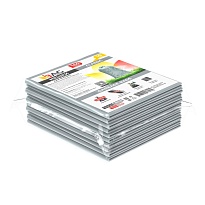 Мешки для мусора 160 л, светло-серые, в пачке 10 шт., ПВД, 40 мкм, 900х1100 мм, i-Bag в Артеме