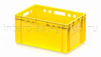 Ящик для мяса и колбасных изделий Е-3 желтый в Артеме Ящик для мяса и колбасных изделий Е-3 желтый в Артеме